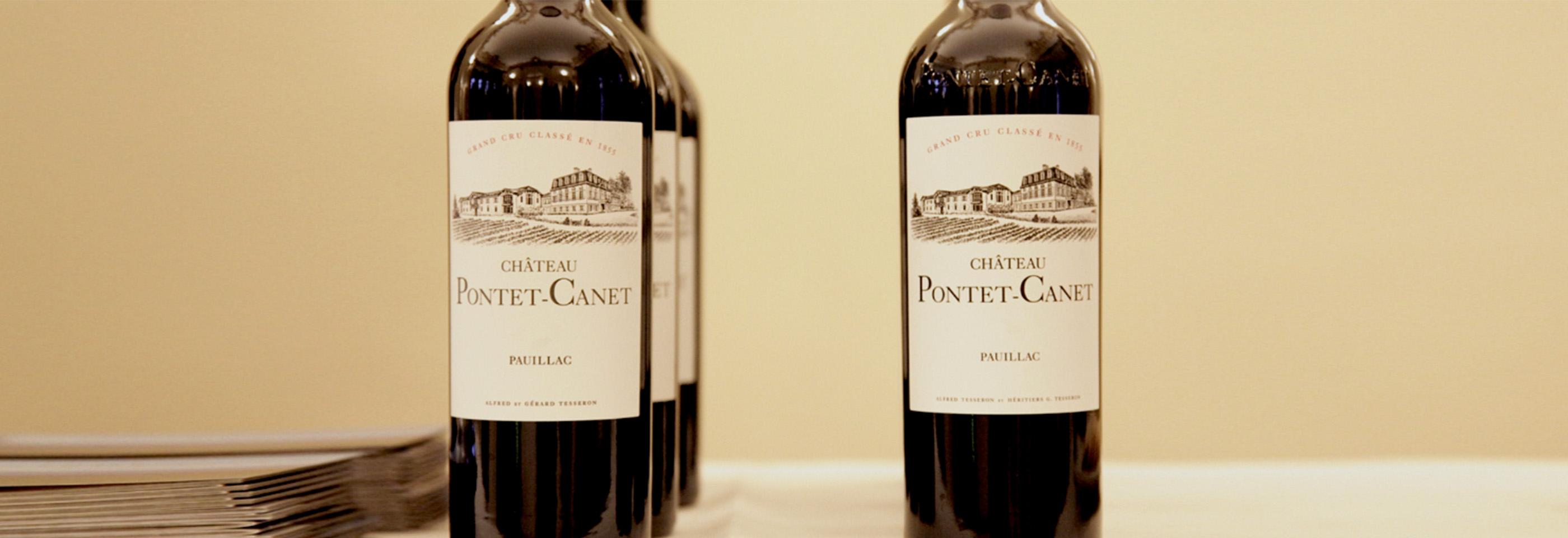 Bottles of PONTET CANET 2023