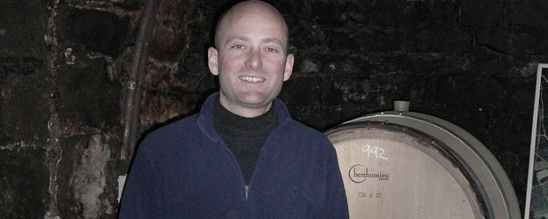 Man with barrel