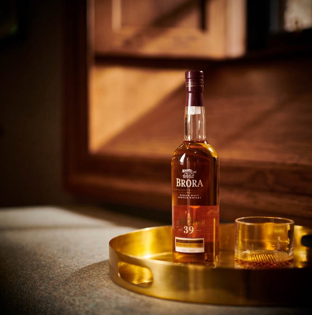 Bottle of Brora whisky