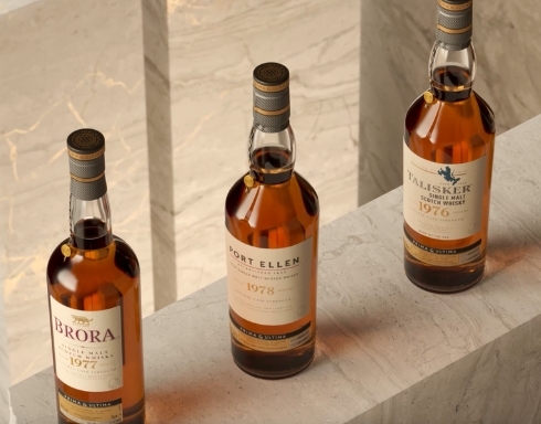 Whisky Bottles in a row