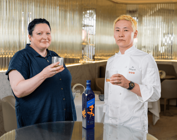 Chef Kei and Emma Walker