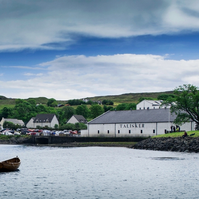 Three bottles of Talisker whisky