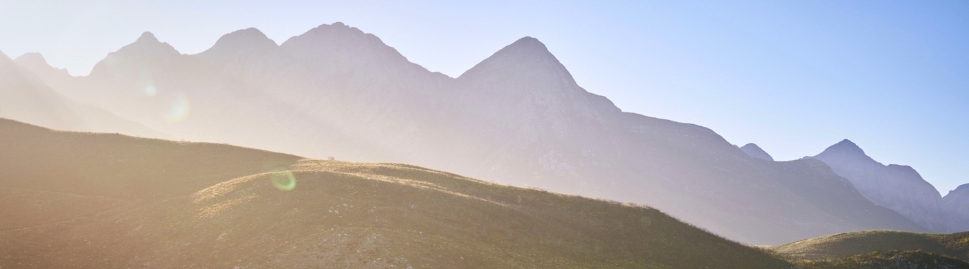 Misty hills