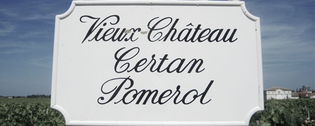 Vieux Chateau Certan Pomerol sign