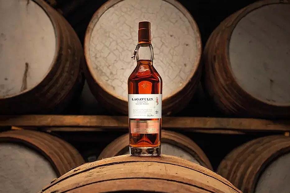 Bottle on a cask