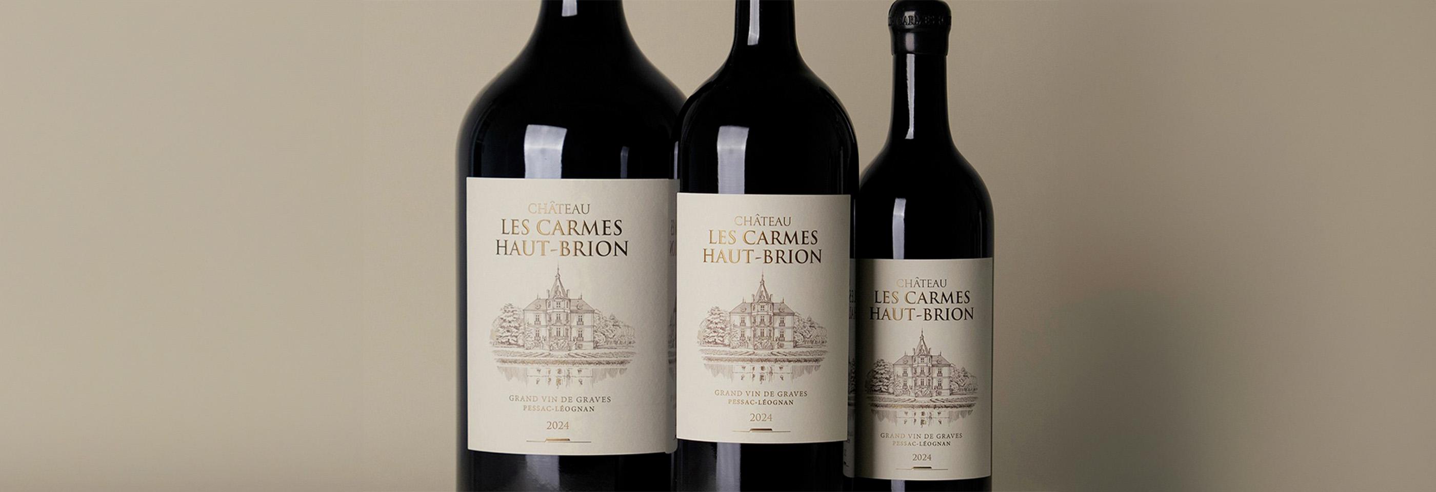 Chateau Les Carmes Haut-Brion 2024 bottles