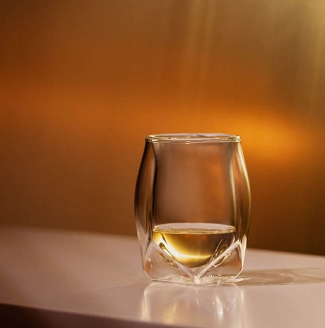 whisky in a glass