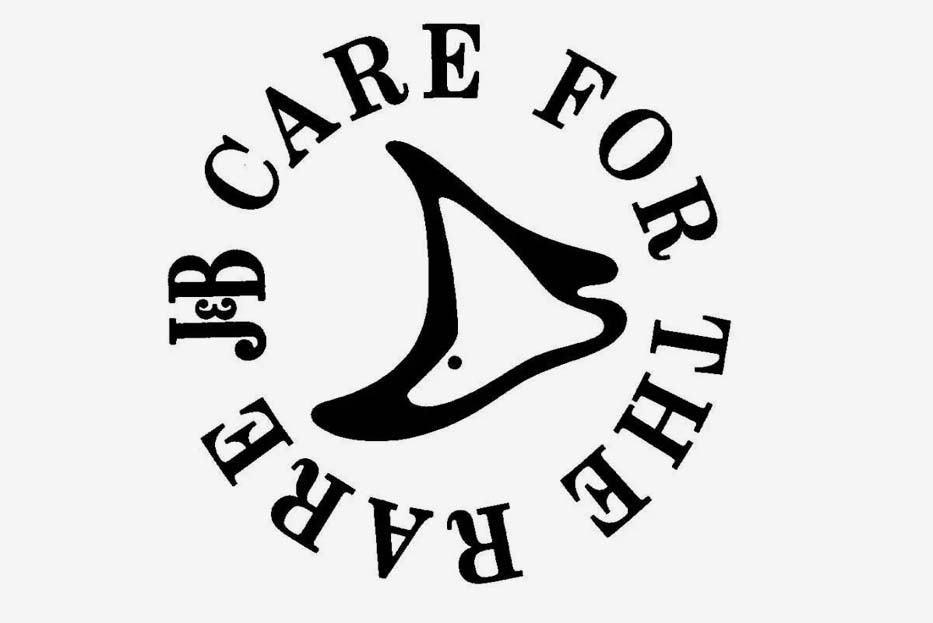 J&B care for the rare logo